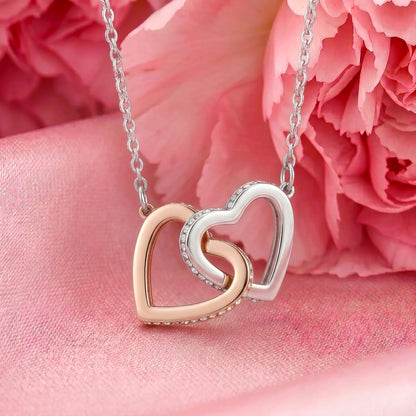 "To My Love" Interlocking Hearts Necklace – Romantic Anniversary & Just-Because Gift for Her