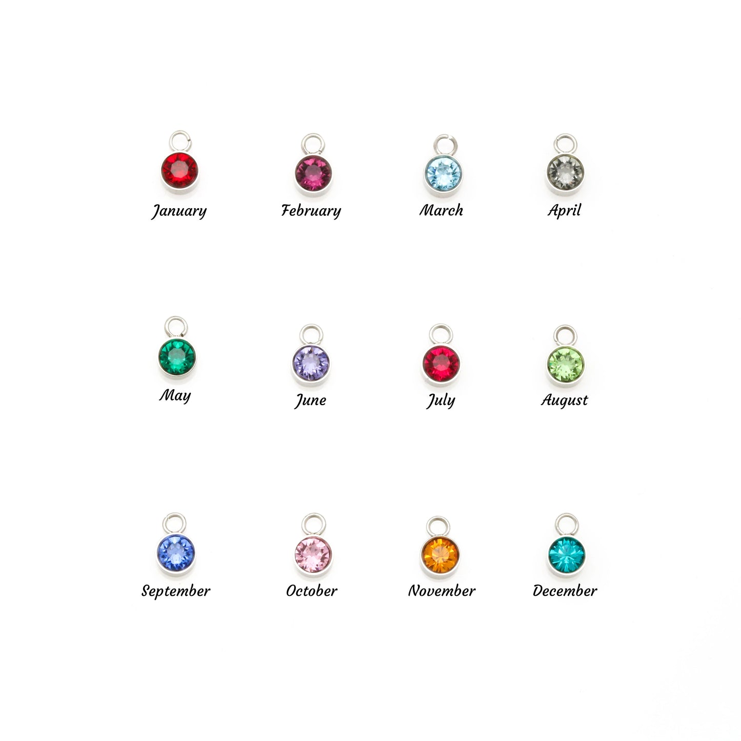 "To My Love, My Love Letter to You" Custom Name Necklace with Birthstone – Personalized Gift for Her