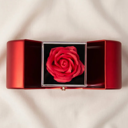 "To My Wife" Forever Love Necklace with Red Heart Rose Box – Anniversary, Birthday & Valentine's Gift for Her