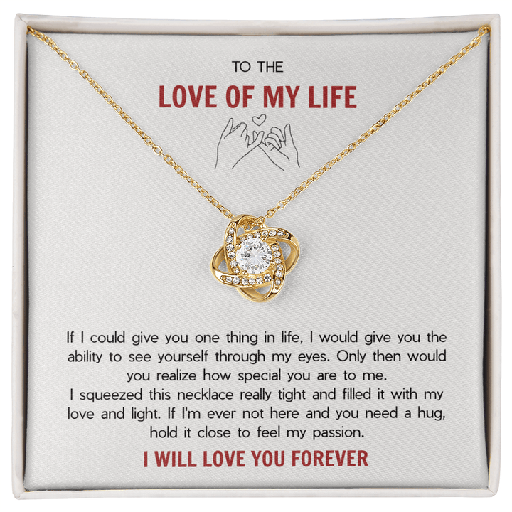 A Gift for Your Soulmate - The Love Knot Necklace - The Love Sparkle