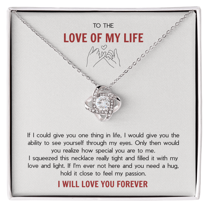 A Gift for Your Soulmate - The Love Knot Necklace - The Love Sparkle