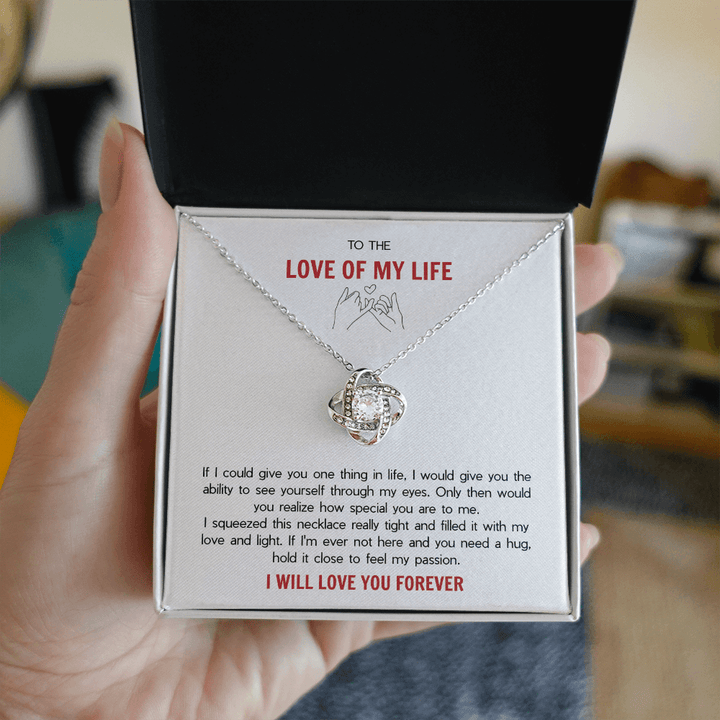 A Gift for Your Soulmate - The Love Knot Necklace - The Love Sparkle