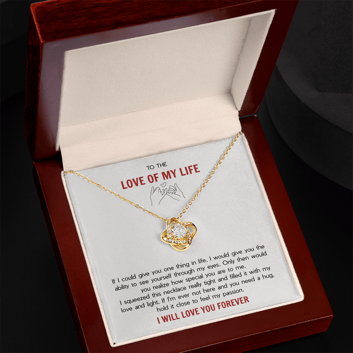 A Gift for Your Soulmate - The Love Knot Necklace - The Love Sparkle
