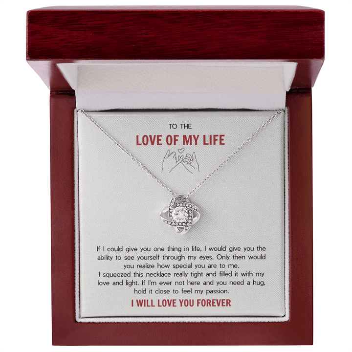 A Gift for Your Soulmate - The Love Knot Necklace - The Love Sparkle