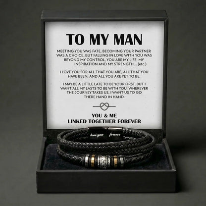"All My Lasts" Love You Forever Bracelet - Romantic Gift For Him - The Love Sparkle