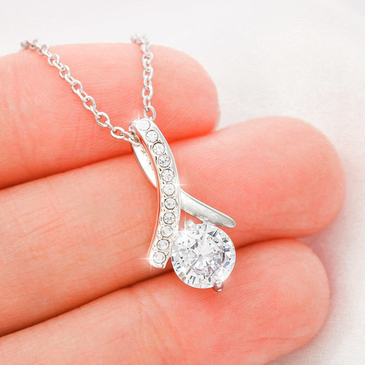 Alluring Beauty Necklace for Wife - Sentimental Gift from Husband with "You're The Best Thing" Message Card - The Love Sparkle