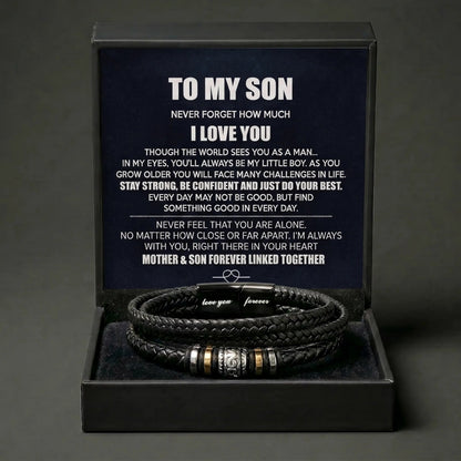 "Always My Little Boy" Love You Forever Bracelet - Meaningful Gift From Mom - The Love Sparkle