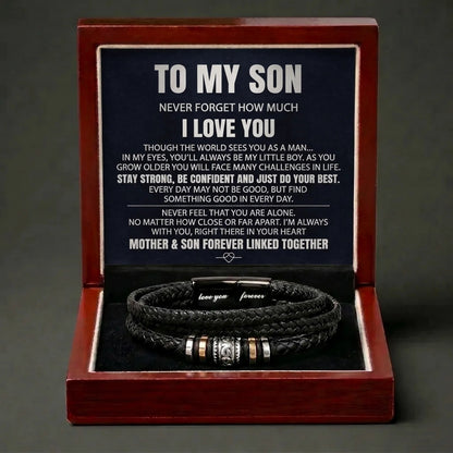 "Always My Little Boy" Love You Forever Bracelet - Meaningful Gift From Mom - The Love Sparkle