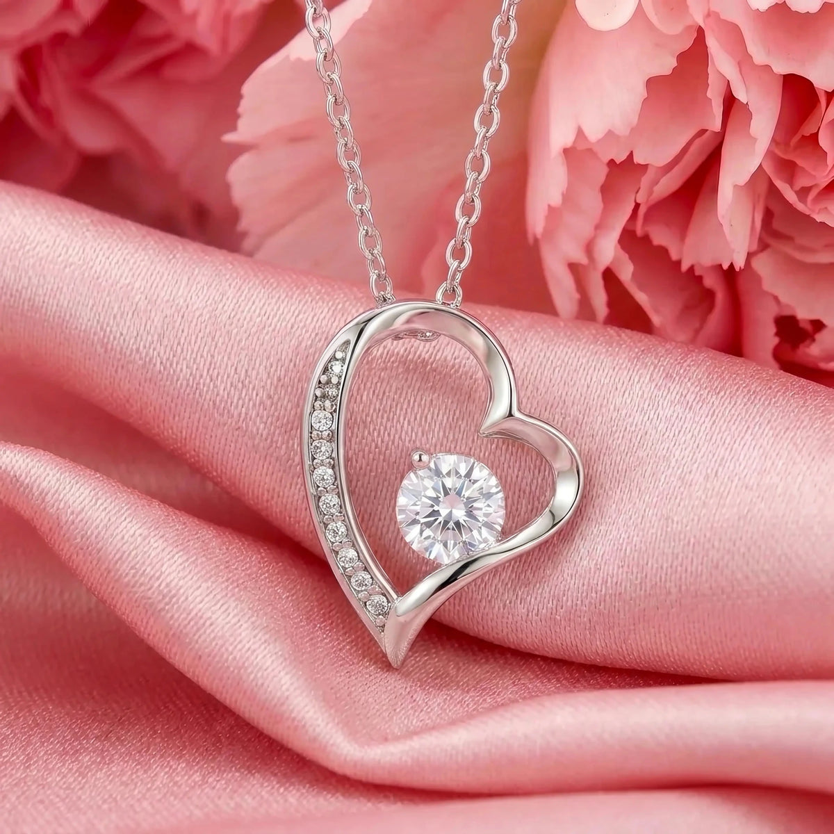 "Best Mom" Forever Love Necklace – Meaningful Gift for Wife from Husband, Any Occasion - The Love Sparkle