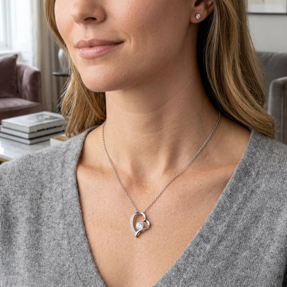"Best Mom" Forever Love Necklace – Meaningful Gift for Wife from Husband, Any Occasion - The Love Sparkle