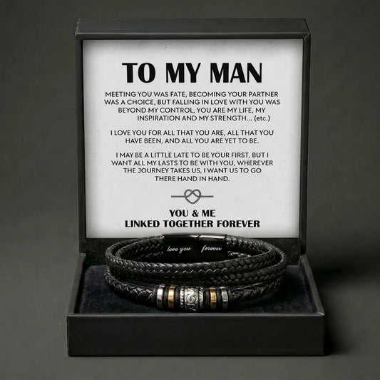 "All My Lasts" Love You Forever Bracelet - Romantic Gift For Him