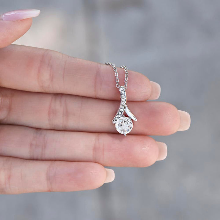 Gift for Daughter - in - Law - Alluring Beauty Necklace - The Love Sparkle