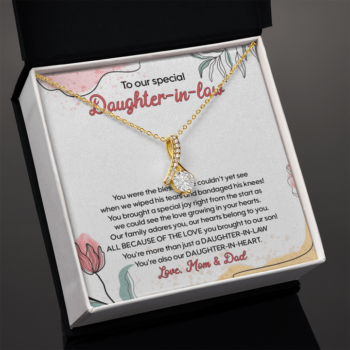 Gift for Daughter - in - Law - Alluring Beauty Necklace - The Love Sparkle