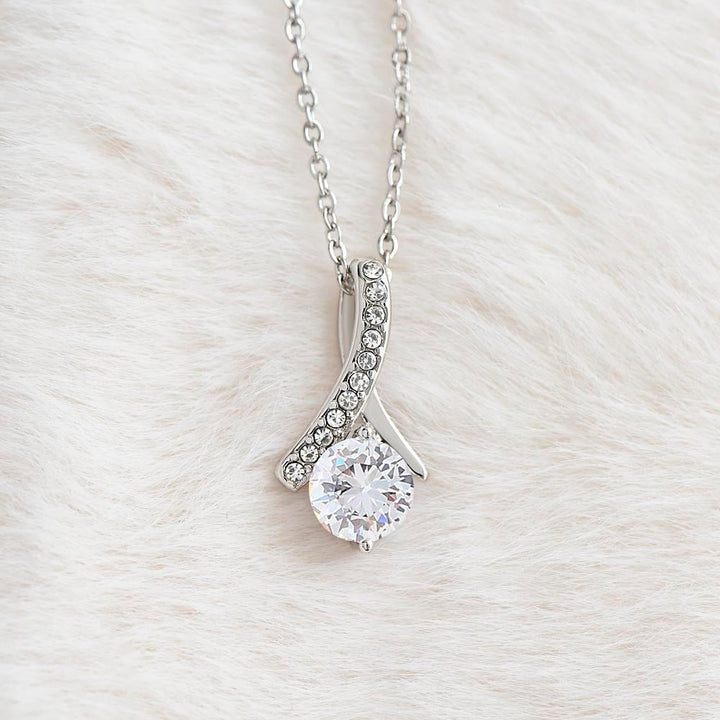 Gift for Daughter - in - Law - Alluring Beauty Necklace - The Love Sparkle