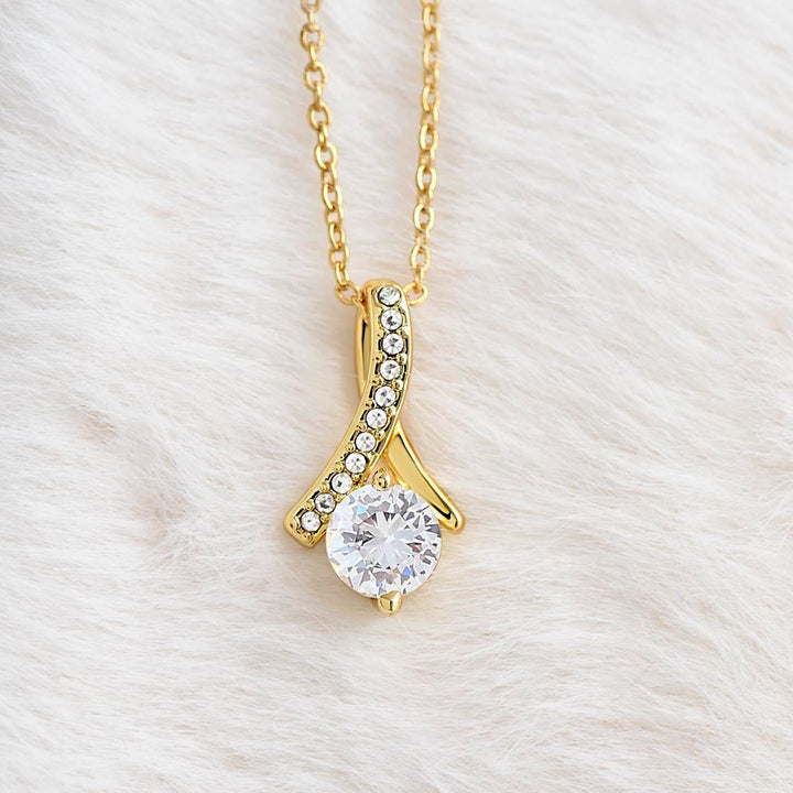 Gift for Daughter - in - Law - Alluring Beauty Necklace - The Love Sparkle