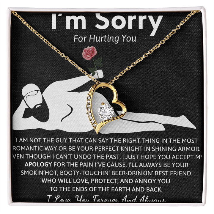 Gift for her - Forever Love Necklace - "I'm Sorry For Hurting You" Apology Gift - The Love Sparkle