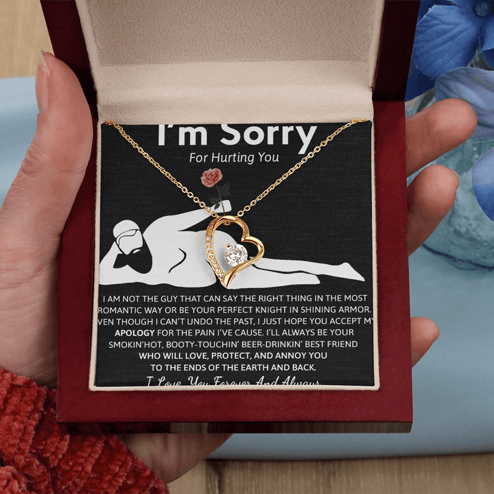 Gift for her - Forever Love Necklace - "I'm Sorry For Hurting You" Apology Gift - The Love Sparkle