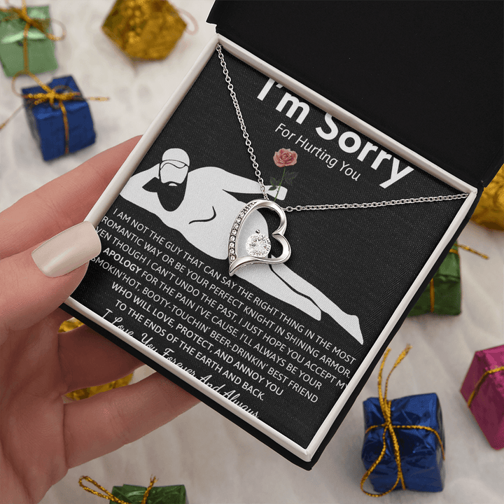 Gift for her - Forever Love Necklace - "I'm Sorry For Hurting You" Apology Gift - The Love Sparkle
