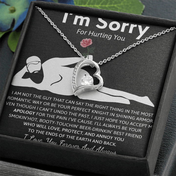 Gift for her - Forever Love Necklace - "I'm Sorry For Hurting You" Apology Gift - The Love Sparkle
