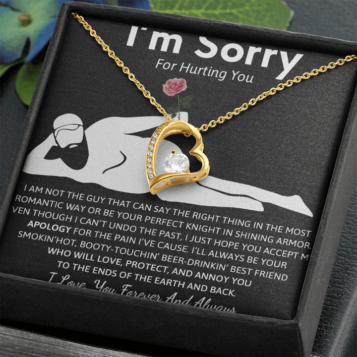 Gift for her - Forever Love Necklace - "I'm Sorry For Hurting You" Apology Gift - The Love Sparkle