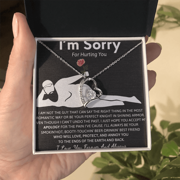 Gift for her - Forever Love Necklace - "I'm Sorry For Hurting You" Apology Gift - The Love Sparkle