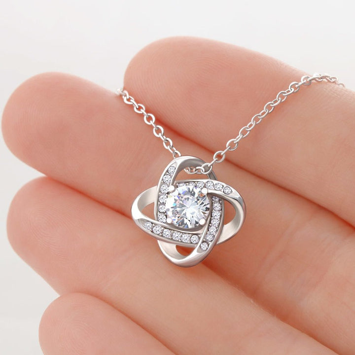 Gift for Wife, Soulmate - The Love Knot Necklace - The Love Sparkle