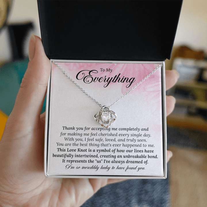 Gift for Wife, Soulmate - The Love Knot Necklace - The Love Sparkle