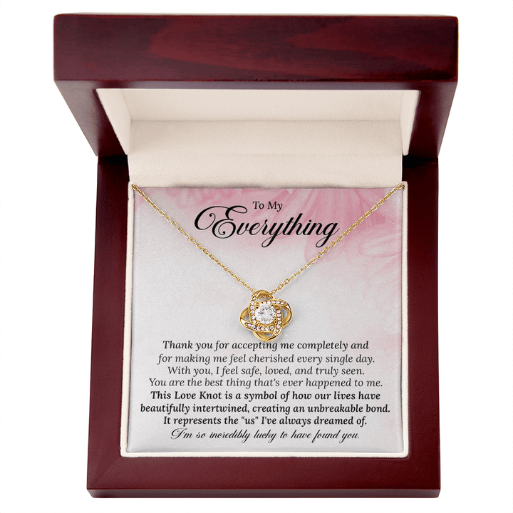 Gift for Wife, Soulmate - The Love Knot Necklace - The Love Sparkle