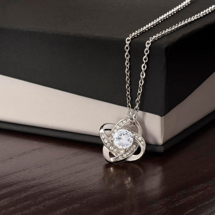 Gift for Wife, Soulmate - The Love Knot Necklace - The Love Sparkle