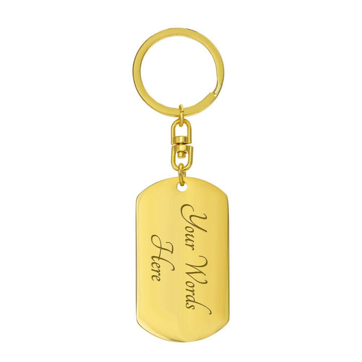 Grandma to Grandson Gift - "Her Little Prince" Graphic Keychain, A Daily Keepsake - The Love Sparkle