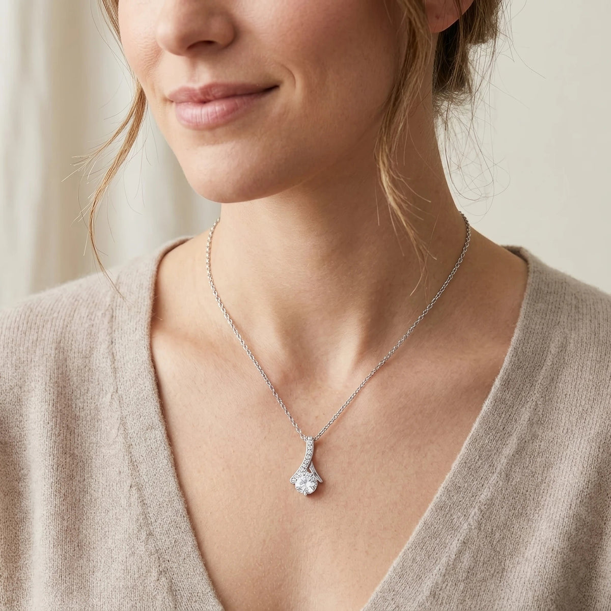 "Let's Start Over" Alluring Beauty Necklace - A Romantic Apology Gift to Win Her Back - The Love Sparkle