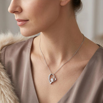 "Let's Start Over" Forever Love Necklace & Red Rose Box - Romantic Apology Gift - The Love Sparkle