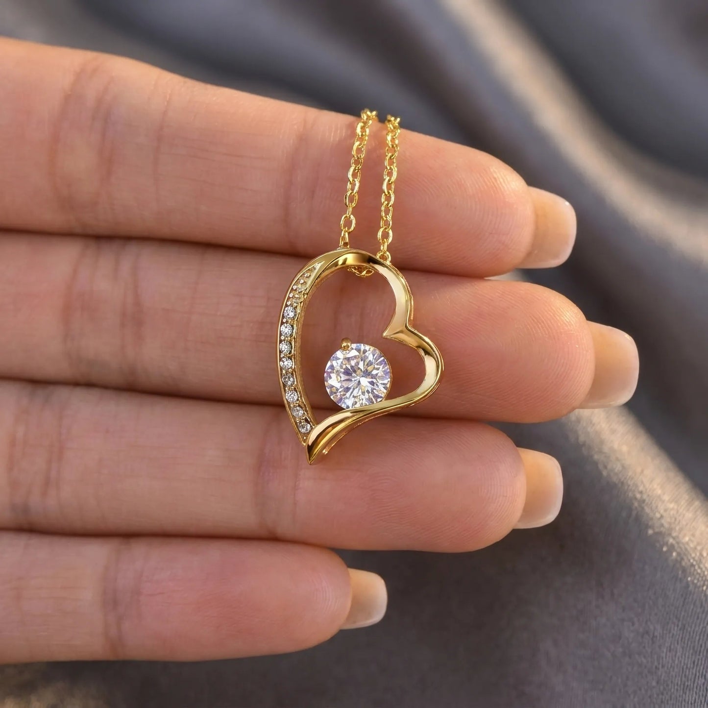 "Let's Start Over" Forever Love Necklace & Red Rose Box - Romantic Apology Gift - The Love Sparkle