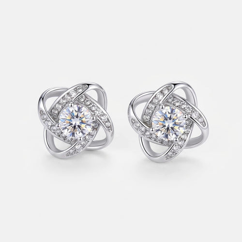 Love Knot Stud Earrings - The Love Sparkle