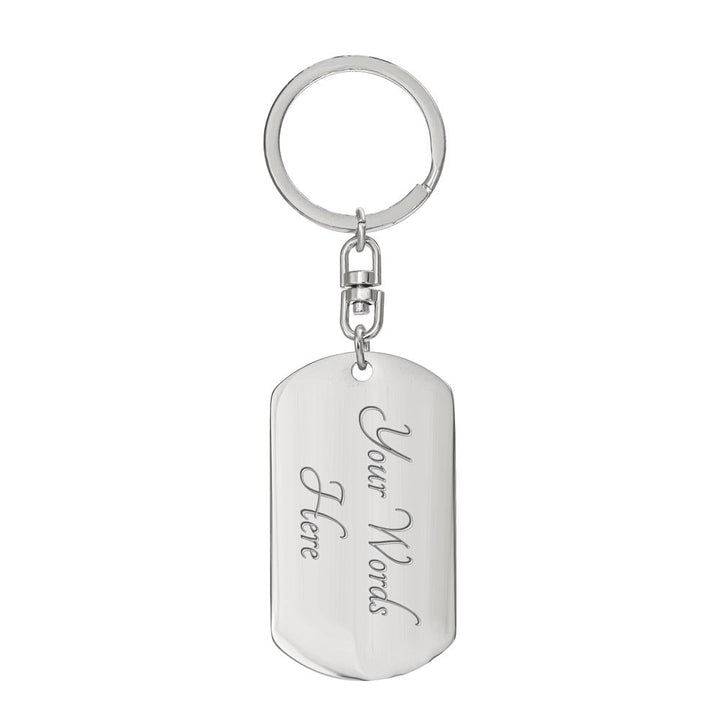 Mom to Son Gift - "Her Little Prince" Graphic Keychain, A Daily Keepsake - The Love Sparkle