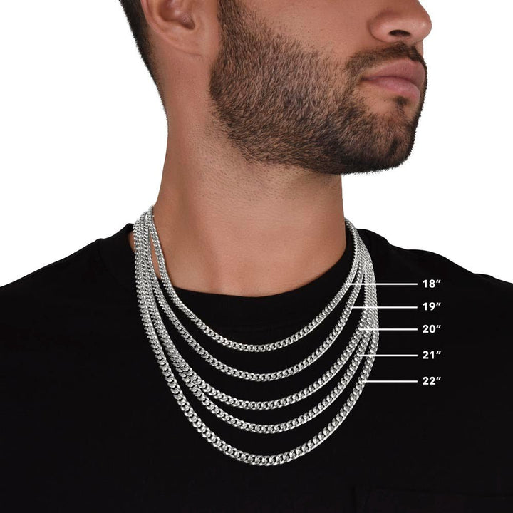 My Bonus Son, My Gift - Cuban Link Chain - The Gift of You - The Love Sparkle