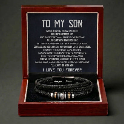 "My Life's Greatest Joy" Love You Forever Bracelet - Inspirational Gift For Son - The Love Sparkle