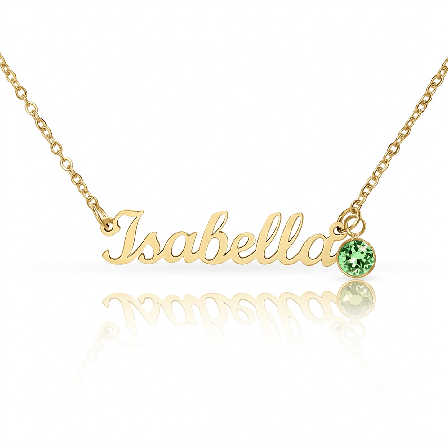 Personalized Name Necklace with Birthstone – Custom Elegant Jewelry - The Love Sparkle
