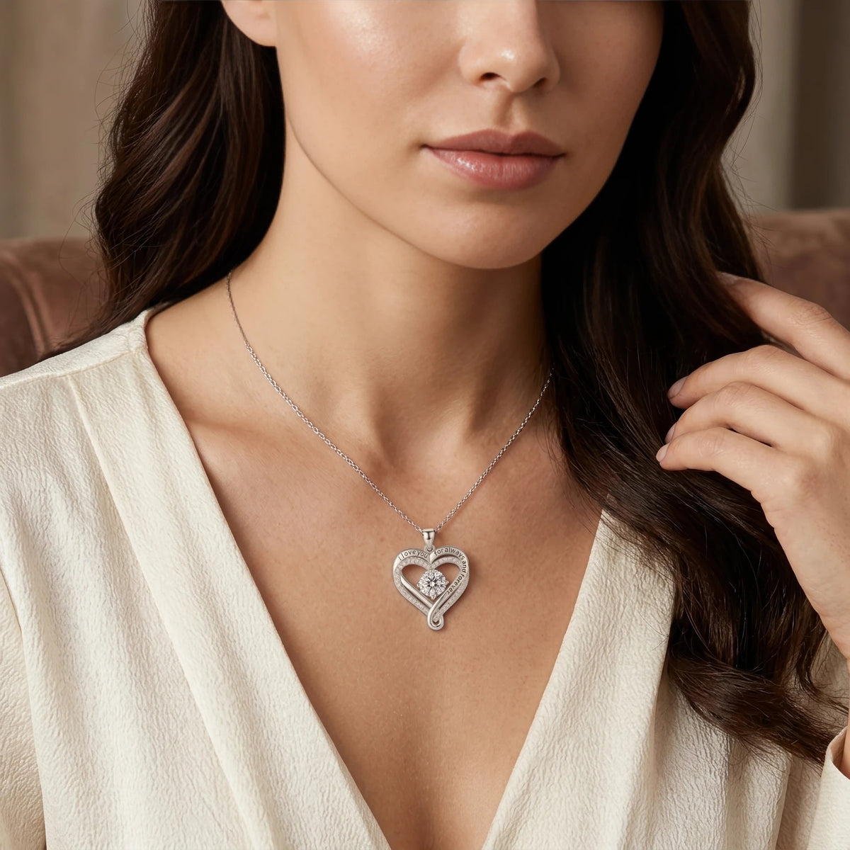 "Rewrite Our Story" Necklace - Meaningful Reconciliation Gift To Win Her Back - The Love Sparkle