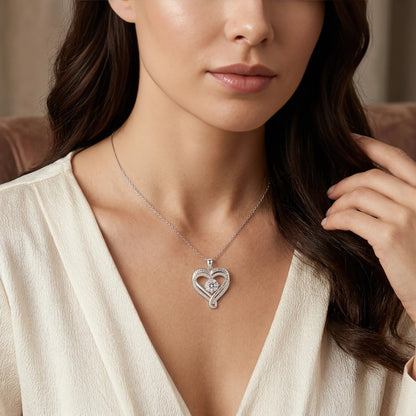 "Rewrite Our Story" Necklace - Meaningful Reconciliation Gift To Win Her Back - The Love Sparkle