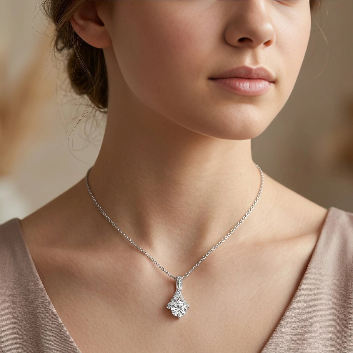 "Straighten Your Crown, Love Dad" Alluring Beauty Necklace – Meaningful Gift from Dad for Daughter for Birthday, Graduation & Any Occasion - The Love Sparkle