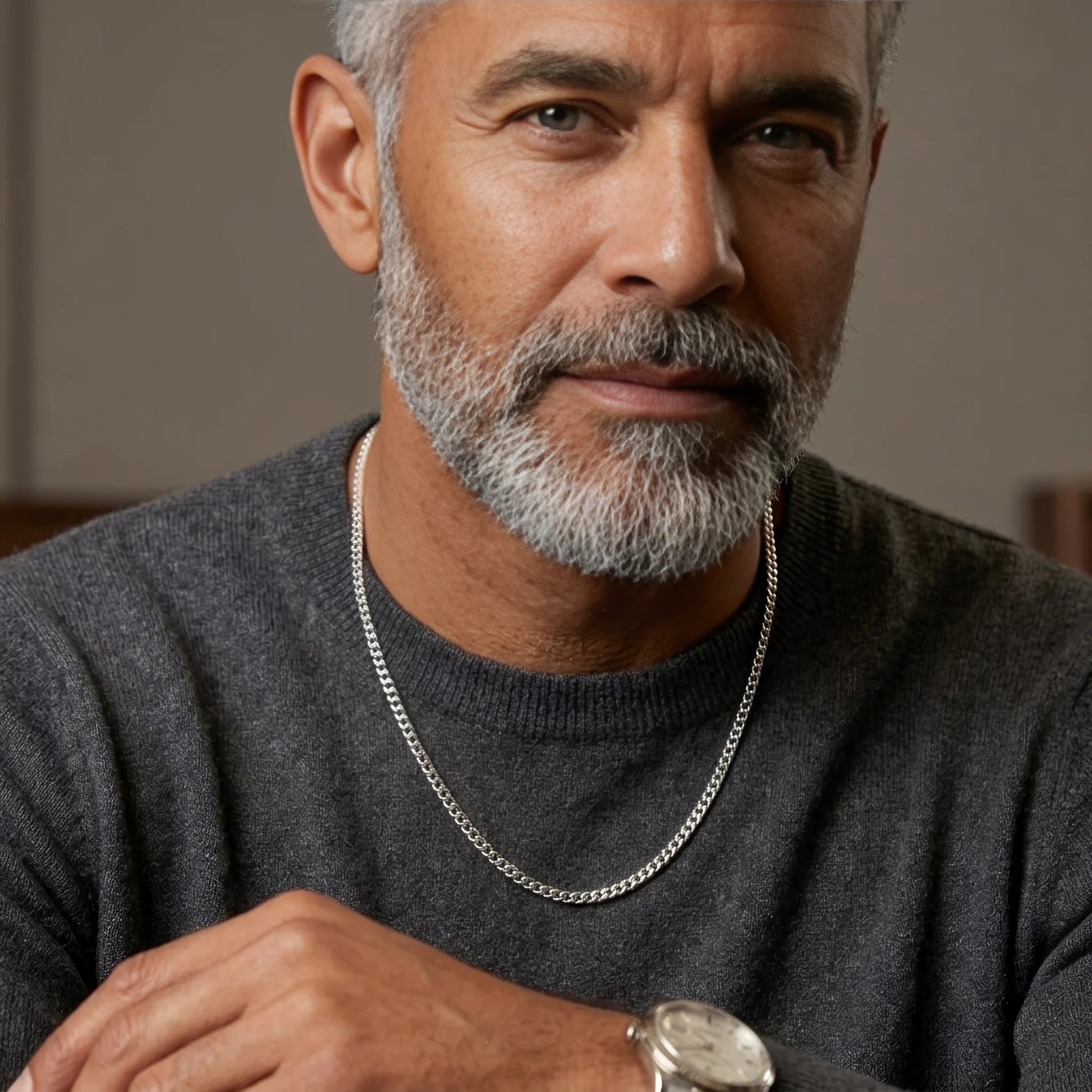 "To My Amazing Dad" Cuban Link Chain Necklace – Meaningful Father's Day Gift - The Love Sparkle