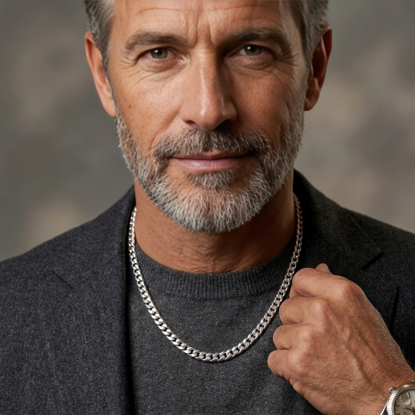 "To My Amazing Dad" Cuban Link Chain Necklace – Meaningful Father's Day Gift - The Love Sparkle
