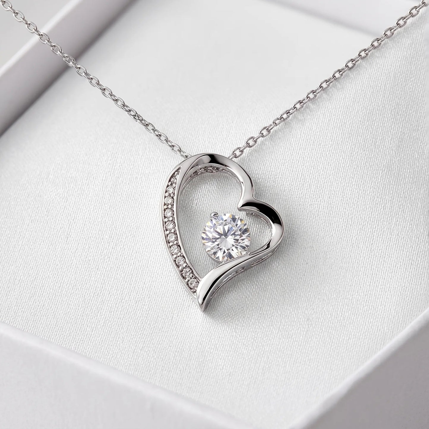 To My Beautiful Daughter - "Piece of My Heart" Forever Love Necklace - The Love Sparkle