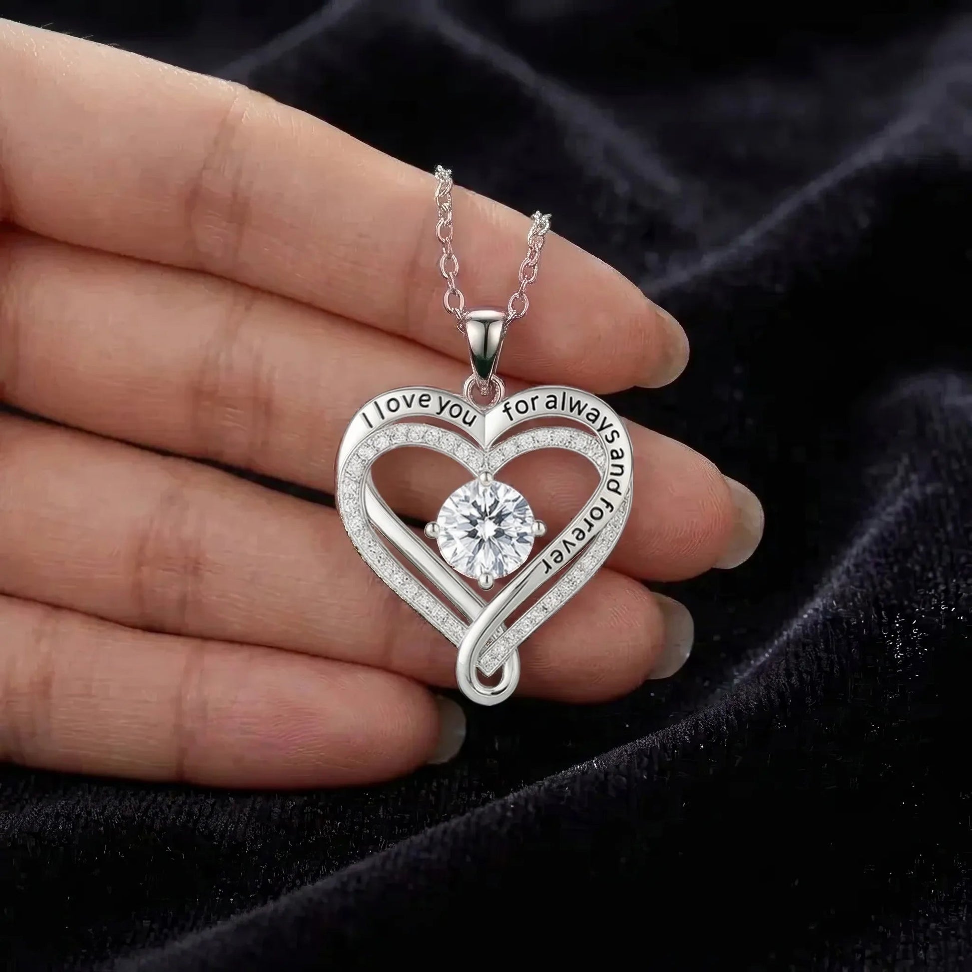 To My Beautiful Granddaughter - "Piece of My Heart" Love You Always Necklace - The Love Sparkle