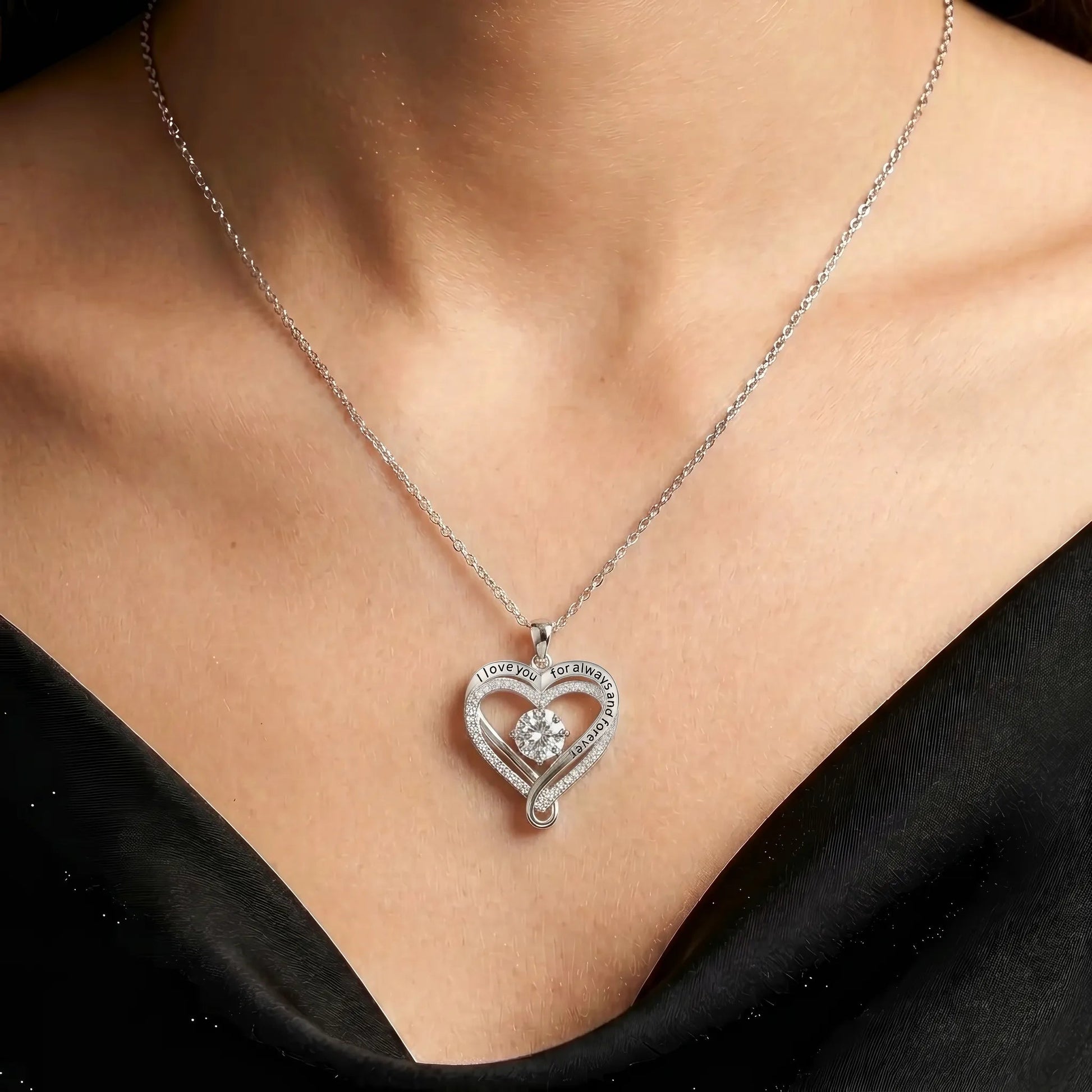 To My Beautiful Granddaughter - "Piece of My Heart" Love You Always Necklace - The Love Sparkle