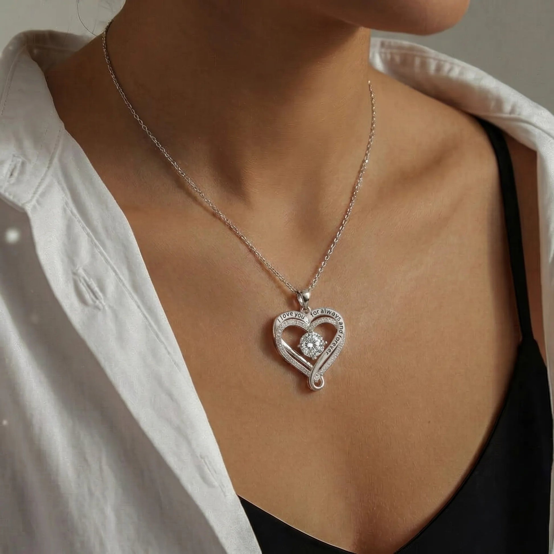 To My Beautiful Granddaughter - "Piece of My Heart" Love You Always Necklace - The Love Sparkle