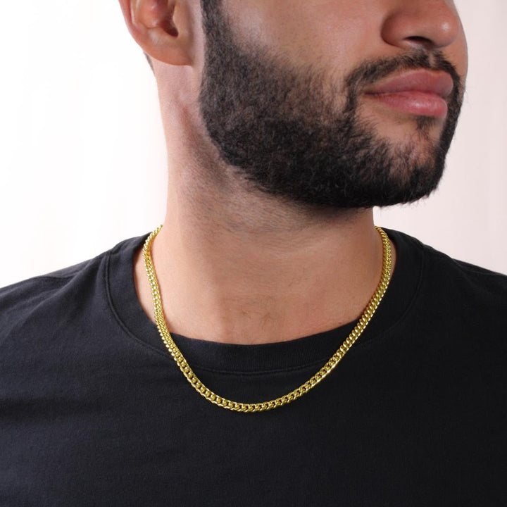 To My Boyfriend - Cuban Link Chain - Hand in Hand - The Love Sparkle
