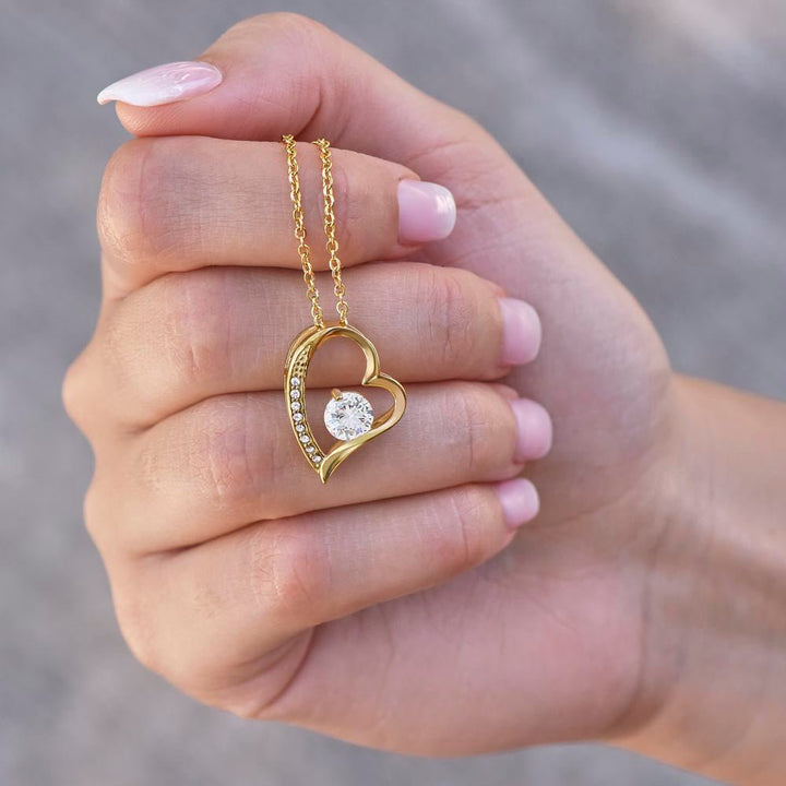 To My Daughter - Forever love Necklace - A Note on Strength - The Love Sparkle