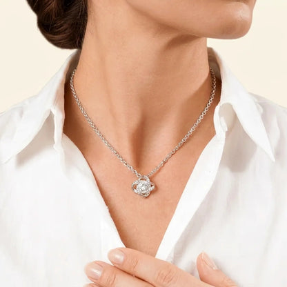 To My Mother - In - Law - Love Knot Necklace Gift - Thank You For Welcoming Me Into Your Family - The Love Sparkle